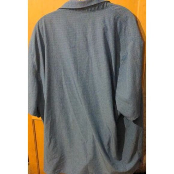 Avalanche Button Up Mens XXL Outdoor Supply Co Blue Short‎ Sleeve - Picture 3 of 3